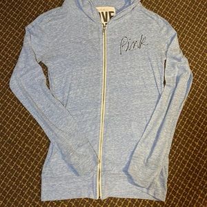 Pink Victoria secret full zip up